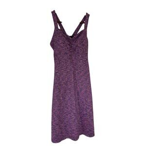 prAna Amaya Space-Dye Athletic Dress Shelf-Bra Racerback Tank Size XS